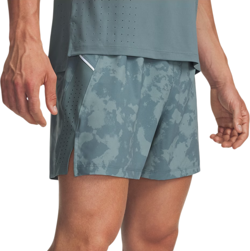 Šortky Under Armour Under Armour Launch Pro Printed 7" Running Shorts Zelené | 6006145-323