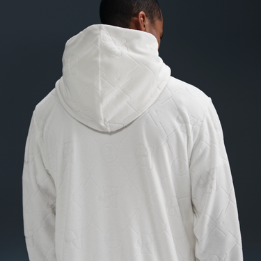 Mikina Nike Standard Issue Dri-FIT Basketball Hoodie Biela | HJ4223-133, 3
