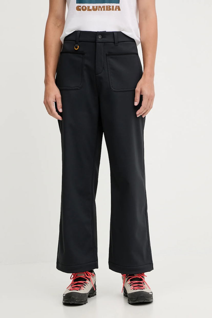 Nohavice Columbia High Cascades Outdoor Pants Čierna | 2136431