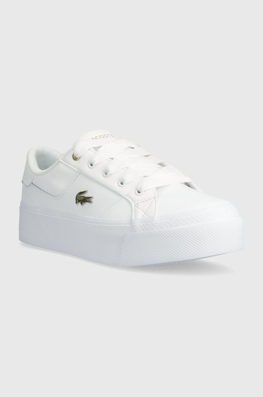 Tenisky a topánky Lacoste Lacoste Ziane Platform Logo Leather Biela | 47CFA0005, 1