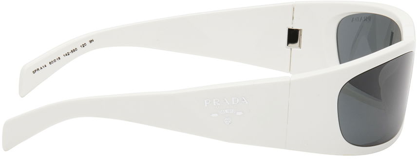 Slnečné okuliare Prada Sunglasses White Biela | 0PR A14S 8056262049785, 1