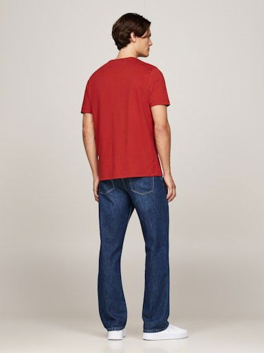 Tričko Tommy Hilfiger S/S T-Shirt Červená | MW0MW36455XNN, 1