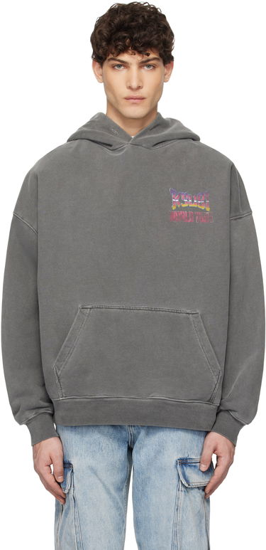 Mikina Ksubi Ksubi Global Ekcess Hoodie Šedá | MPS25FL004, 0