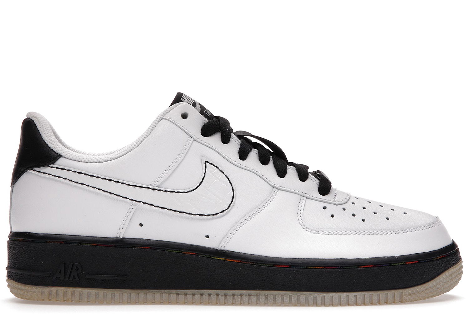 Tenisky a topánky Nike Air Force 1 Low '07 White Black Metallic Silver Biela | 315122-112, 0