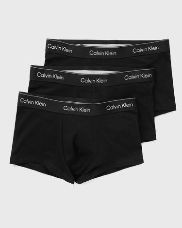 Boxerky CALVIN KLEIN LOW RISE TRUNK ICON COTTON STRETCH 3-PACK Čierna | LV00NB4389TM6, 1