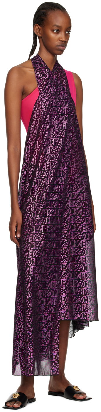 Šaty Versace Versace Allover Cover Up Dress Ružová | 1008668_1A07360, 3