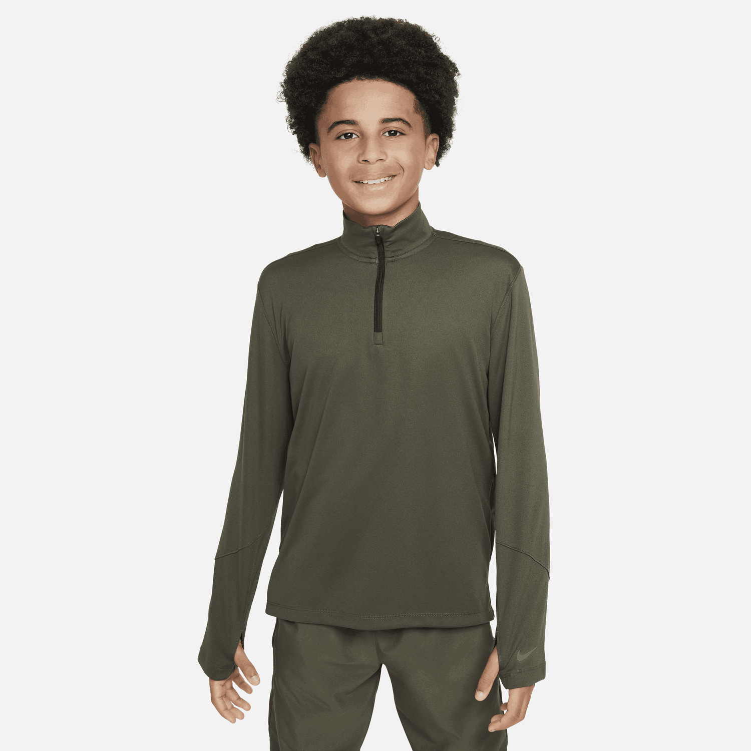 Mikina Nike Dri-FIT UV Multi Long-Sleeve Half-Zip Top Zelené | FN8375-325, 0