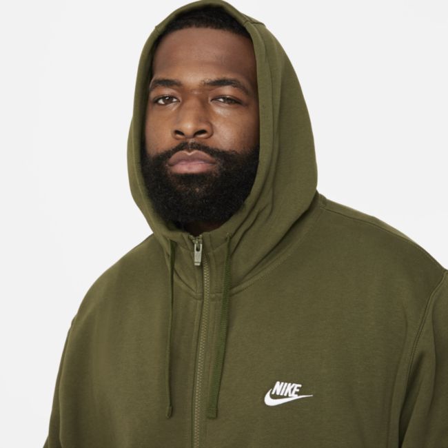 Mikina Nike Fleece Full-Zip Hoodie Zelené | BV2645-327, 1