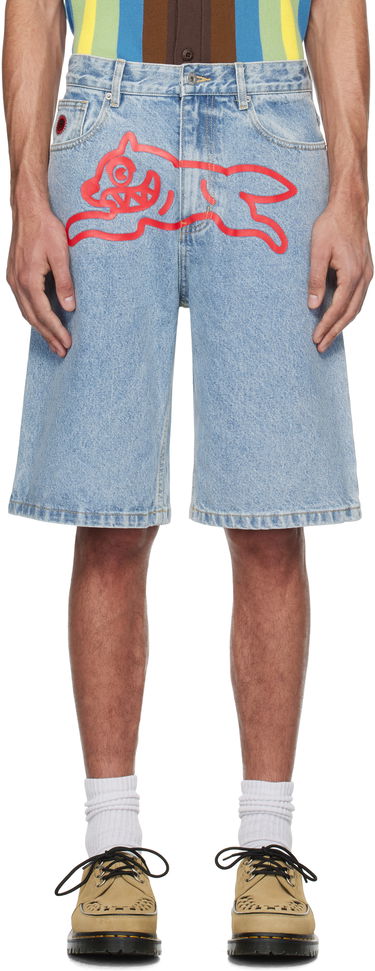 Šortky BBC IceCream ICECREAM Running Dog Denim Shorts Modrá | ICD25103, 0