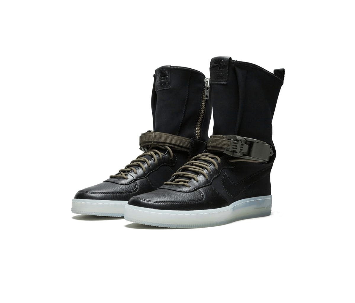 Tenisky a topánky Nike Acronym x Air Force Downtown 1 Hi SP 'Black Olive' Čierna | 649941-003, 1