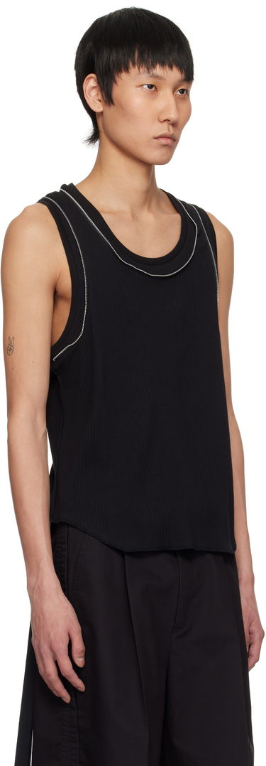 Tielko UNDERCOVER UNDERCOVER Ribbed Tank Top Biela | UC1E4803-1, 4