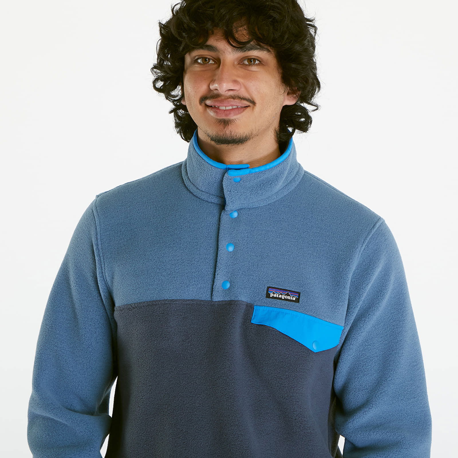 LW Synch Snap-T Pullover Hoody Smolder Blue