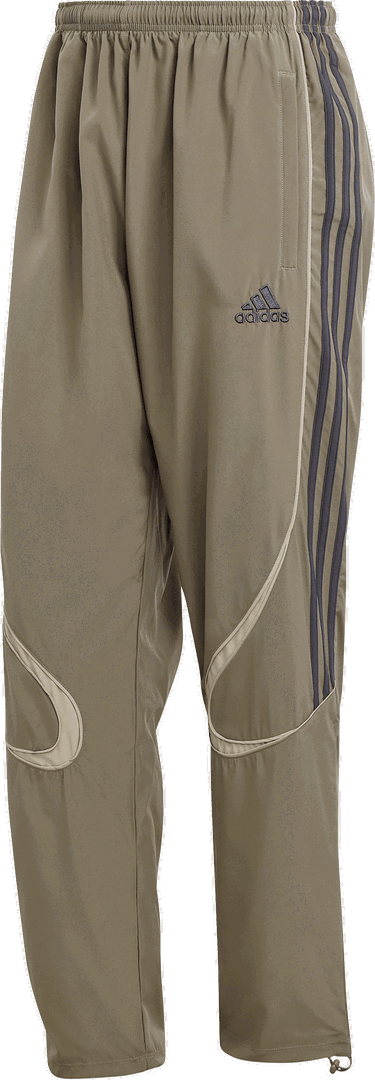 Tepláky adidas Performance Relaxed Fit Wavy Panel Track Pants Teamgeist Adicolor Zelené | KD5865, 3