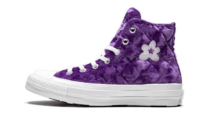 Tenisky a topánky Converse Golf Le Fleur x Chuck 70 Hi "Quilted Velvet Tillandsia Purple" Fialová | 165600C, 0