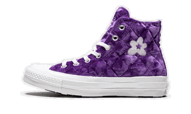 Tenisky a topánky Converse Golf Le Fleur x Chuck 70 Hi "Quilted Velvet Tillandsia Purple" Fialová | 165600C, 0