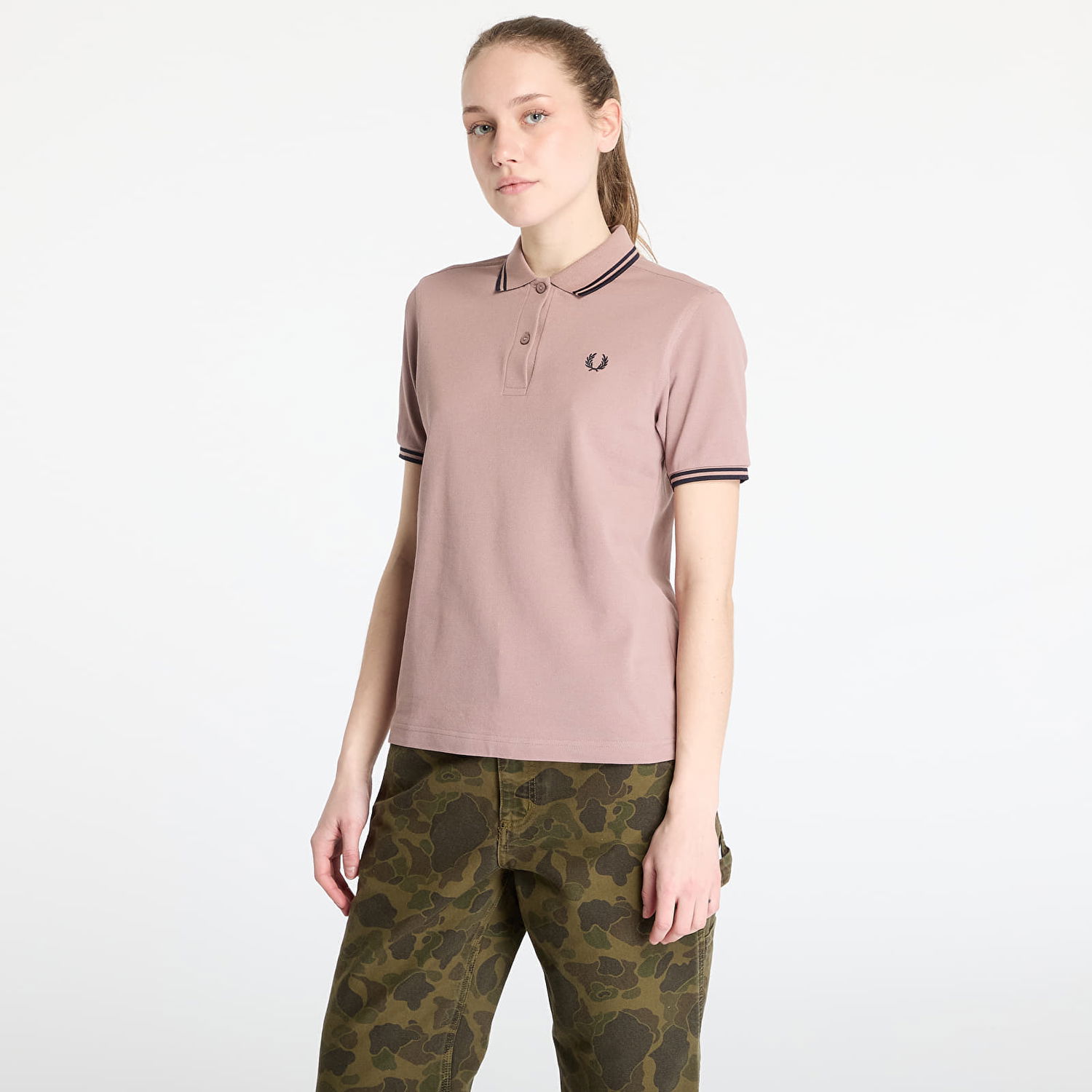Polo tričko Fred Perry Fred Perry Twin Tipped Polo Shirt Ružová | G3600 Y74, 0