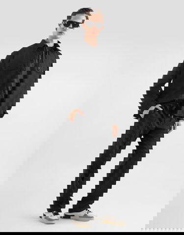 Nohavice Dolce & Gabbana Collection Tailored Pinstripe Jogging Trousers Čierna | GP1M2TFR2ZXS8051, 1