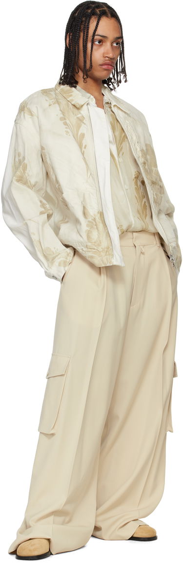Bomber bunda Dries Van Noten Dries Van Noten Printed Jacket Béžová | 251-020550-1556, 3