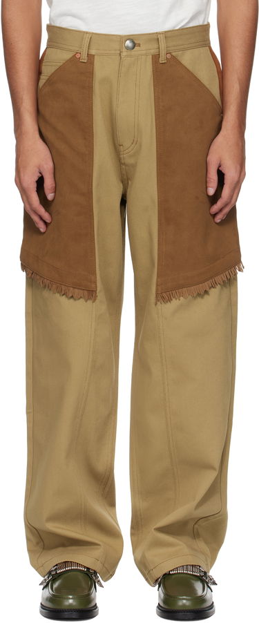 Cargo nohavice Andersson Bell Andersson Bell Cowboy Wrap Jeans Béžová | apa784m, 0