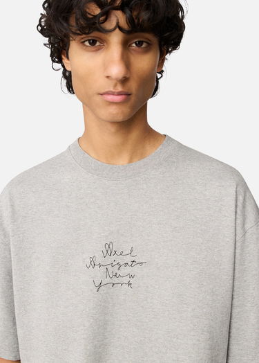 Tričko AXEL ARIGATO New York City Graphic T-Shirt Šedá | A3936003, 6