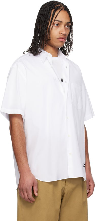 Košeľa Comme des Garçons CDG Homme Broad Short Sleeve Cotton Shirt Biela | HO-B103-051, 1