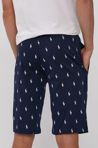 Šortky Polo by Ralph Lauren Sleepwear All Over Pony Sweat Short Navy | 714844765001, 2