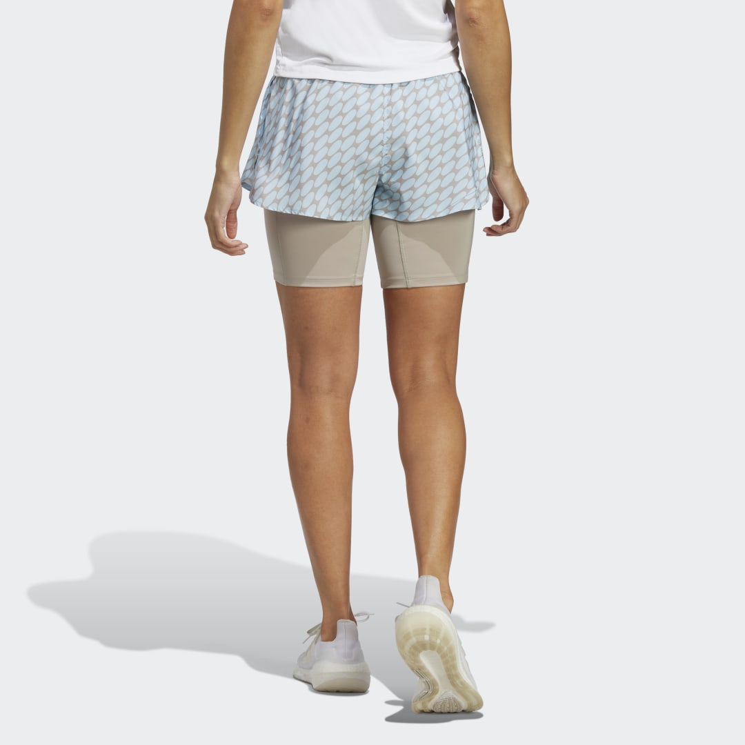 Šortky adidas Originals Marimekko x Run Icons 3 Bar Logo 2-in-1 Running Shorts Rôznofarebný | IB9465, 1
