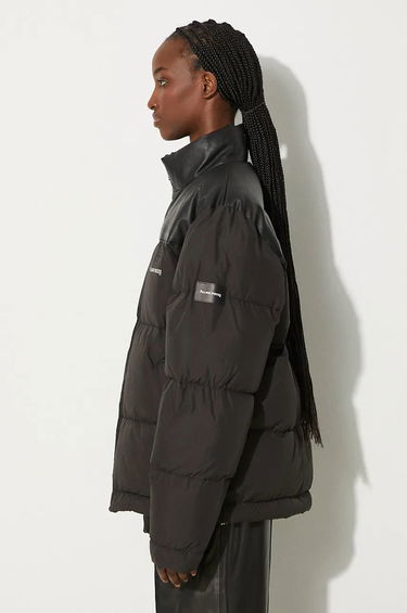 Prešívaná bunda Filling Pieces Puffer Jacket With Leather Panels Čierna | 78616961861, 1