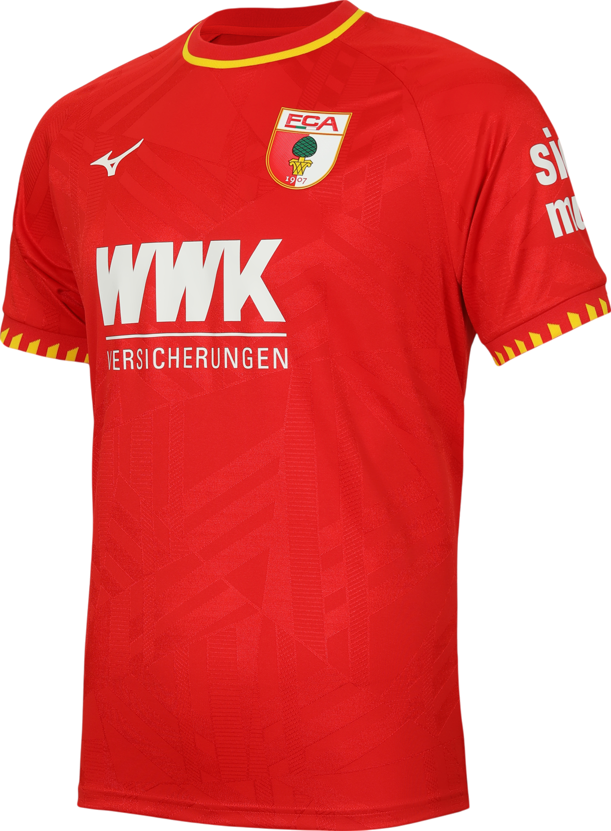 Dres Mizuno Mizuno FC Augsburg Away Jersey 2025/26 Červená | p2gacx11-52, 0