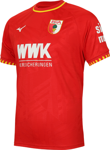 Dres Mizuno Mizuno FC Augsburg Away Jersey 2025/26 Červená | p2gacx11-52, 0