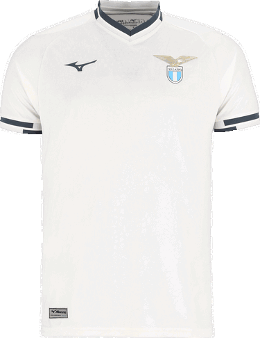 Dres Mizuno Mizuno Lazio Roma Away Jersey 2025/26 Biela | p2gacx08-07, 0