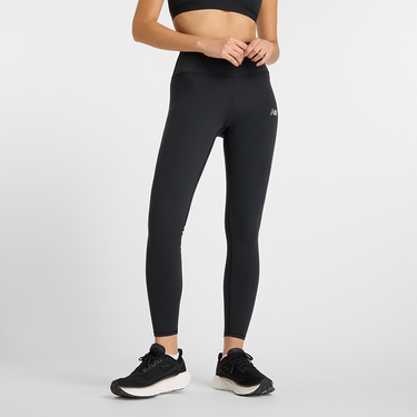 Legíny New Balance High-Waisted Running Tights Čierna | NBWP51126BK, 0