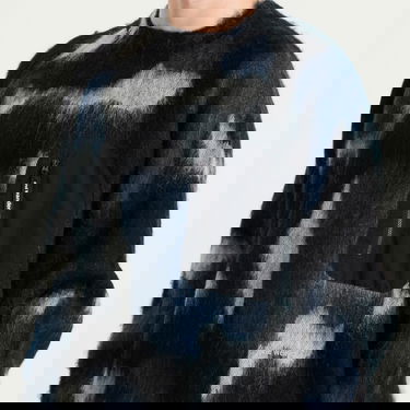 Sveter and wander Shaggy Knit Sweater with Pocket Modrá | 5745284064-404, 5