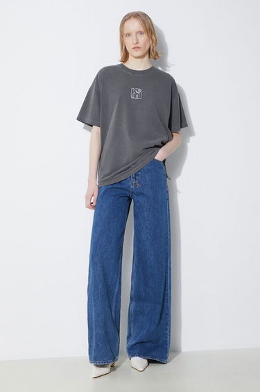 Tričko Ksubi Stacked Oh G Ss Tee T-shirt Šedá | WSP24TE006, 1