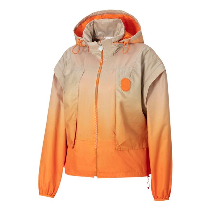 Vetrovka Puma Pronounce Printing Hooded Jacket Oranžová | 532147-29, 0