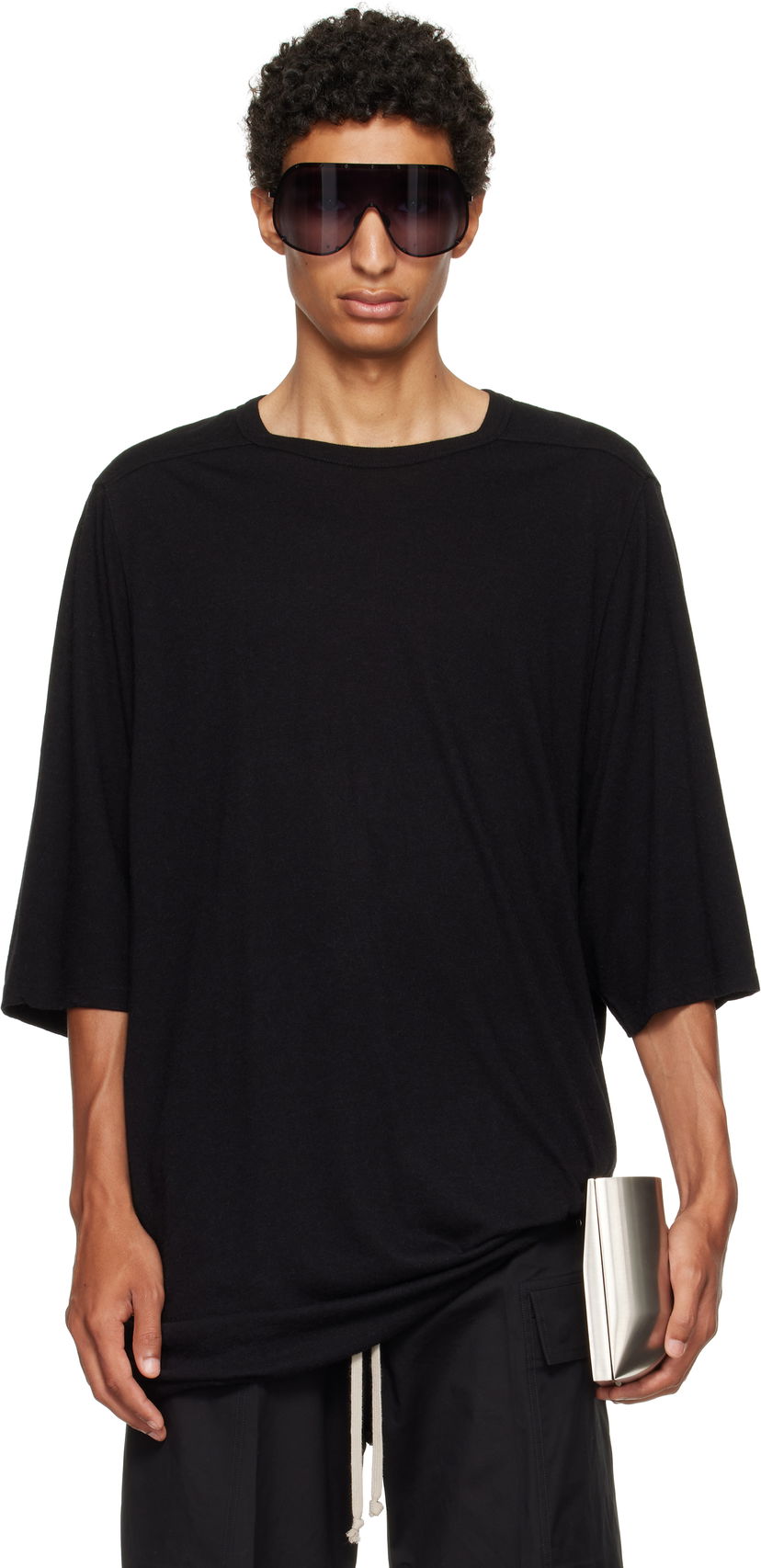 Tričko Rick Owens Rick Owens Concordians Jumbo T-Shirt Čierna | RU02E1274 JR