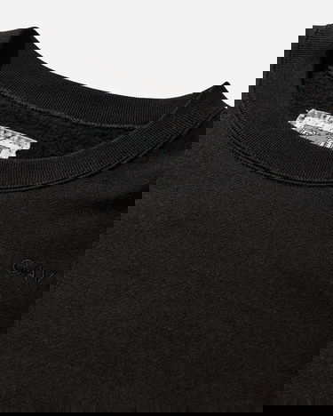 Mikina Cav Empt Solid Loose Crewneck Sweatshirt Čierna | CES28CS12 BLACK, 4