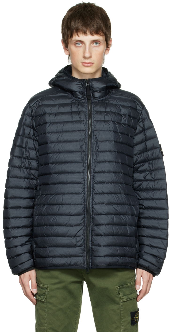 Prešívaná bunda Stone Island Nylon Down Jacket Navy | 771540324, 0