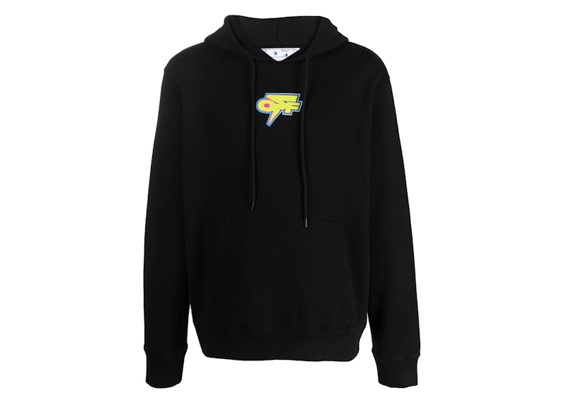 Mikina Off-White Degrade Thund Skate Arrows Hoodie Čierna | OMBB097F22FLE0061070, 0
