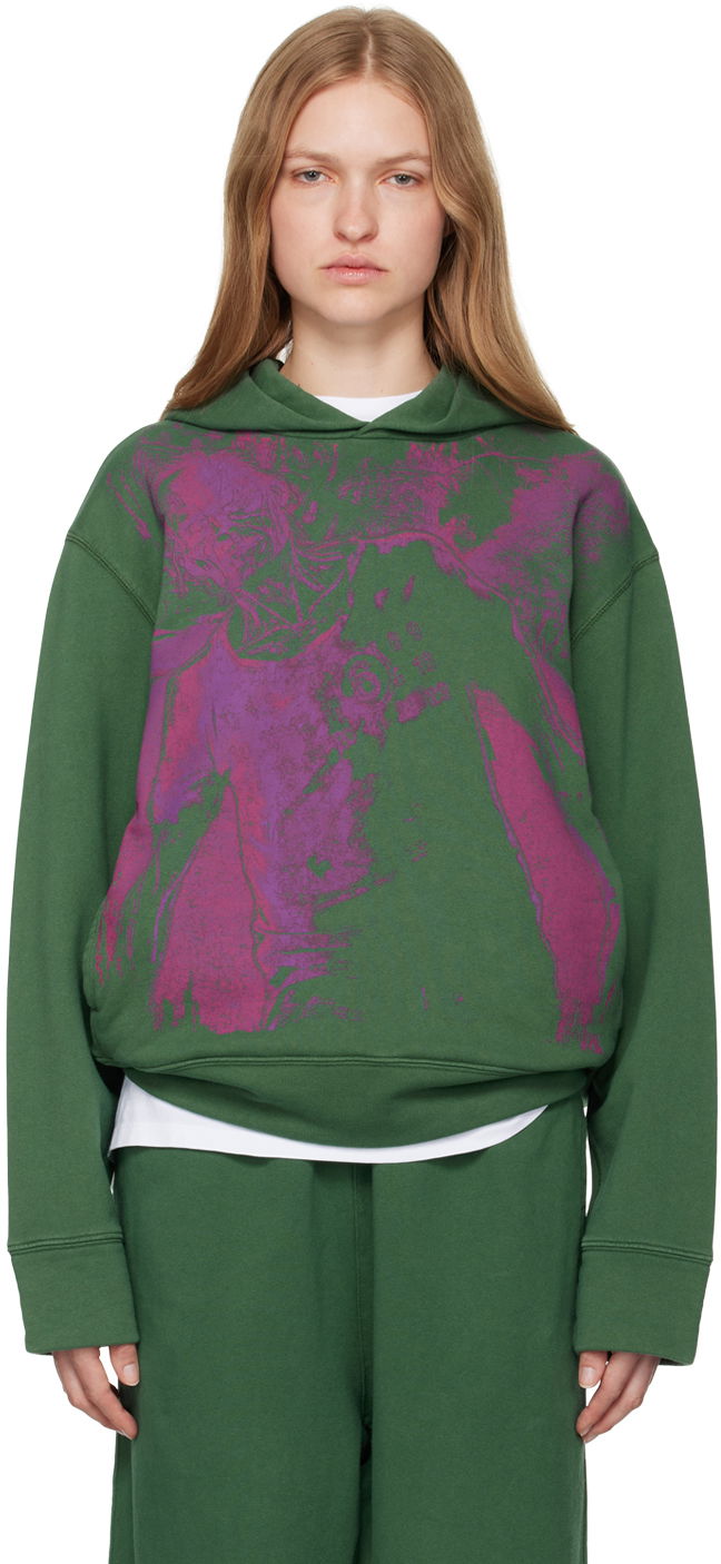 Mikina Maison Margiela Hoodie Unbrushed Zelené | SH2GU0013 M25004, 0