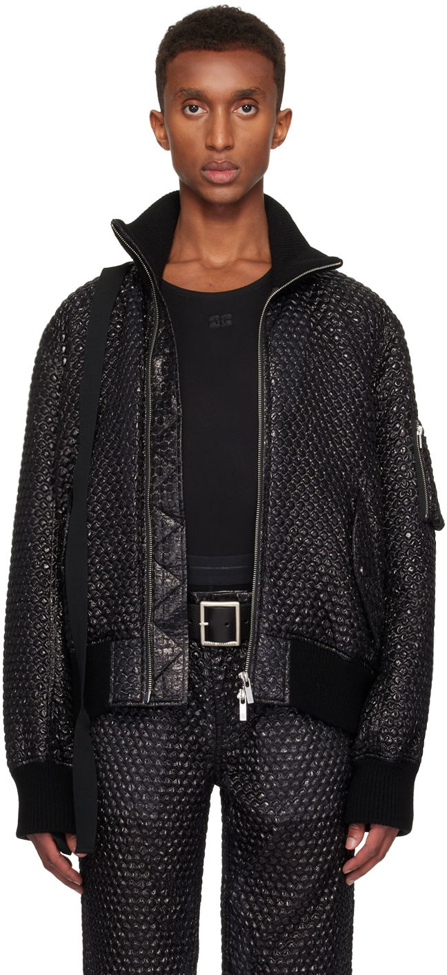 Helmut Lang Seatbelt Down Bomber Jacket