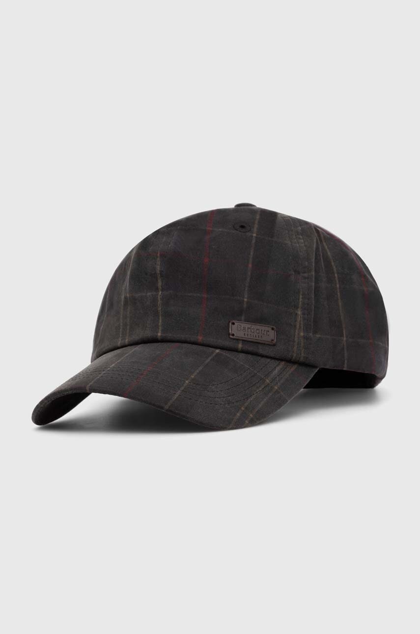 Šiltovka Barbour Barbour Darwen Tartan Sports Cap Šedá | MHA0554, 0