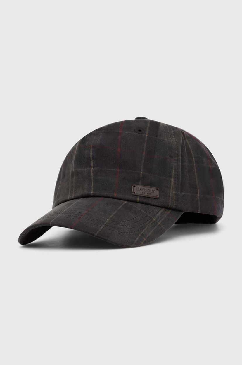 Šiltovka Barbour Barbour Darwen Tartan Sports Cap Šedá | MHA0554