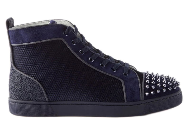 Tenisky a topánky Christian Louboutin Louboutin Lou Spikes Orlato Flat Modrá | 1230171-4023, 0