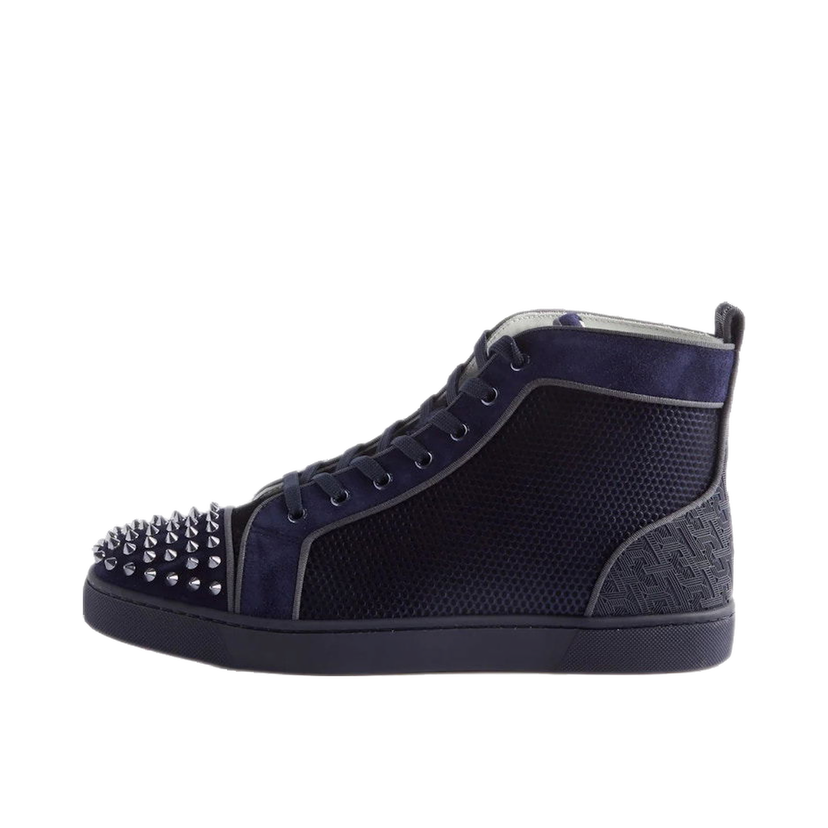 Tenisky a topánky Christian Louboutin Louboutin Lou Spikes Orlato Flat Modrá | 1230171-4023