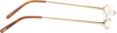 Slnečné okuliare Cartier Rectangular Glasses With Gold Trim Hnedá | CT0092O-001, 1