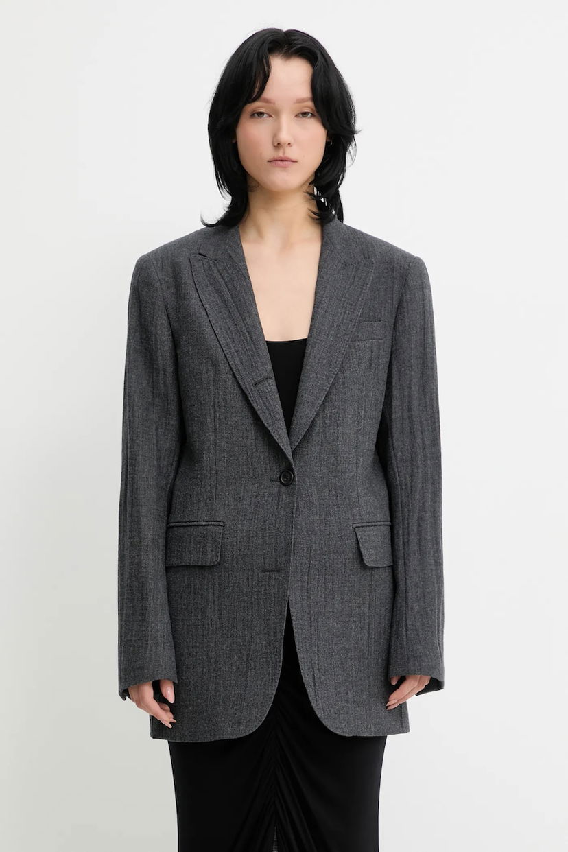 Bunda OUR LEGACY Our Legacy Cutaway Blazer Šedá | W4250CS