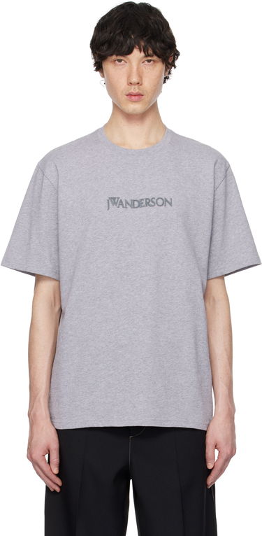 Tričko JW Anderson JW Anderson Logo Embroidery T-Shirt Šedá | JT0258-PG1510, 0