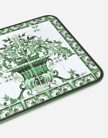 Home decor Dolce & Gabbana Dolce & Gabbana Medium Square Decorative Tray Zelené | TC0021TCA69UV003, 3