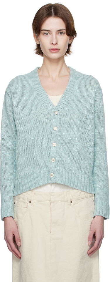 Sveter Maison Margiela Maison Margiela Hemp Knit Cropped Cardigan Zelené | S51HP0017 M13100, 0